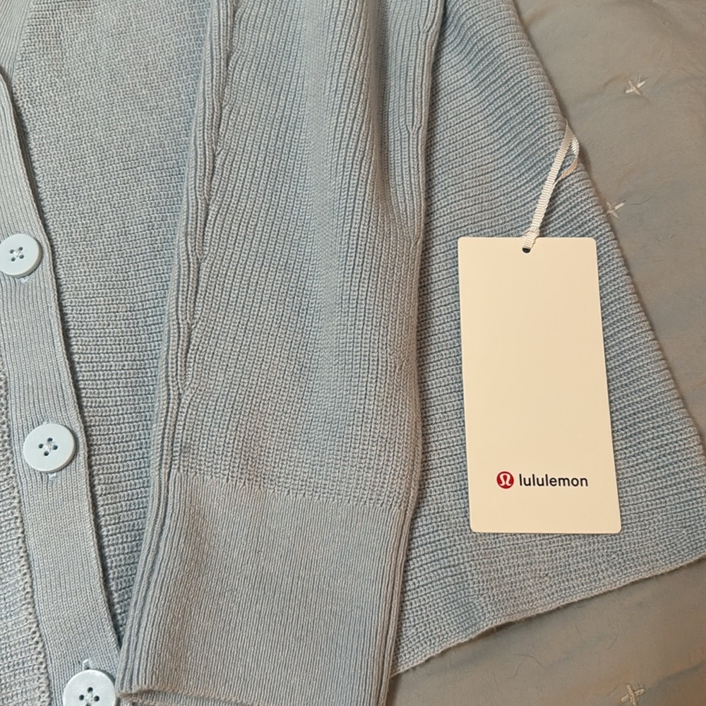 lululemon athletica Light Blue Cardigan - Picture 5 of 8